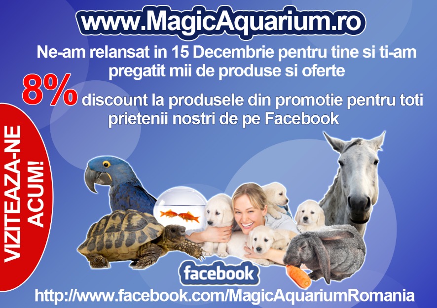 Magic Aquarium Romania - Online Pet Shop - Pret | Preturi Magic Aquarium Romania - Online Pet Shop