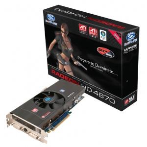 Placa video Sapphire HD4870 512M - Pret | Preturi Placa video Sapphire HD4870 512M