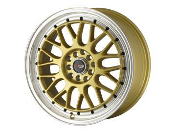 Drag Wheels DR44 Gold Machined Lip Janta - Pret | Preturi Drag Wheels DR44 Gold Machined Lip Janta