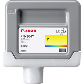 Canon Pigment Ink Tank PFI-304 Yellow - Pret | Preturi Canon Pigment Ink Tank PFI-304 Yellow