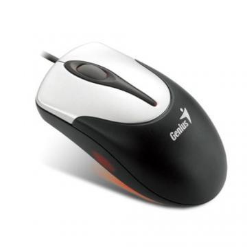 Mouse Genius Netsroll mini 310 USB, black+silver - Pret | Preturi Mouse Genius Netsroll mini 310 USB, black+silver