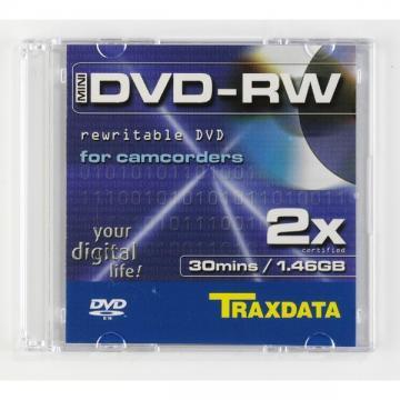 Mini DVD-RW Traxdata 2x 1.46GB 30 MIN 1 buc/slim - Pret | Preturi Mini DVD-RW Traxdata 2x 1.46GB 30 MIN 1 buc/slim