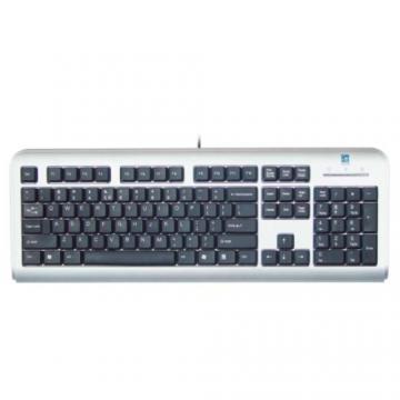 Tastatura A4tech LCD-720, PS2, silver/black - Pret | Preturi Tastatura A4tech LCD-720, PS2, silver/black