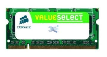 Corsair ValueSelect PC3-8500 DDR3 SODIMM 2GB CL7 - Pret | Preturi Corsair ValueSelect PC3-8500 DDR3 SODIMM 2GB CL7