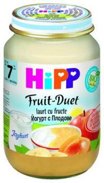 HiPP Bio Duet Iaurt cu fructe - Pret | Preturi HiPP Bio Duet Iaurt cu fructe