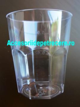 50 Pahare plastic rezistente tip CRYSTAL SHOT 50cc - Pret | Preturi 50 Pahare plastic rezistente tip CRYSTAL SHOT 50cc