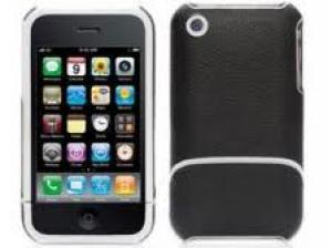 GRIFFIN Elan Form for iPhone 3G + 3GS - Black with White Trim - Pret | Preturi GRIFFIN Elan Form for iPhone 3G + 3GS - Black with White Trim