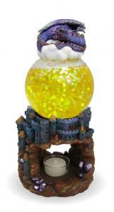 Dragon Sleeping Glitter Lamp Oil Burner with Yellow Glitter Ball - Pret | Preturi Dragon Sleeping Glitter Lamp Oil Burner with Yellow Glitter Ball