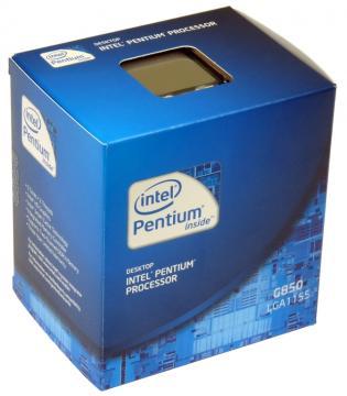 INTEL Pentium Dual Core G850 SandyBridge 2.90GHz 3MB 65W LGA1155 BOX (BX80623G850) - Pret | Preturi INTEL Pentium Dual Core G850 SandyBridge 2.90GHz 3MB 65W LGA1155 BOX (BX80623G850)