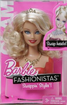 Barbie Fashionista cap de schimbat - Pret | Preturi Barbie Fashionista cap de schimbat