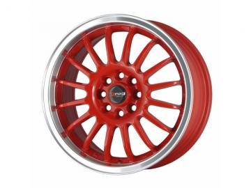 Drag Wheels DR41 Red Machined Lip Janta - Pret | Preturi Drag Wheels DR41 Red Machined Lip Janta