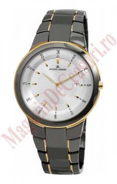 Jacques Lemans Marcel Steel Gold Black Silver - Pret | Preturi Jacques Lemans Marcel Steel Gold Black Silver