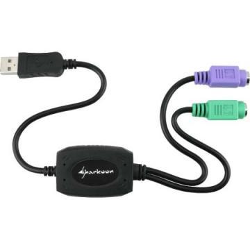 Convertor SHARKOON USB-PS/2 - Pret | Preturi Convertor SHARKOON USB-PS/2