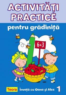 Activitati practice pentru gradinita - Invata cu Oana si Alex, 1 - Pret | Preturi Activitati practice pentru gradinita - Invata cu Oana si Alex, 1