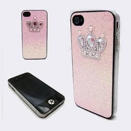 Carcasa iPhone 4GS, Carcasa iPhone 4G Crystal Crown Pink - Pret | Preturi Carcasa iPhone 4GS, Carcasa iPhone 4G Crystal Crown Pink