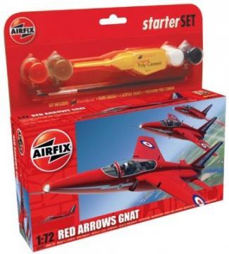 Kit constructie avion Red Arrows Gnat - Pret | Preturi Kit constructie avion Red Arrows Gnat
