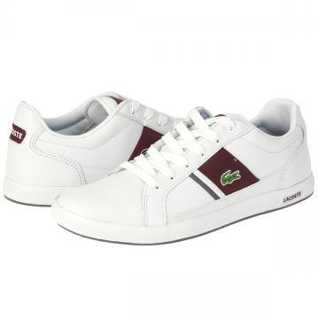 Pantofi sport Lacoste Europe MB SPM white-dark red - Pret | Preturi Pantofi sport Lacoste Europe MB SPM white-dark red