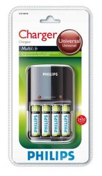 Philips MultiLife incarcator baterii Classic, 170 mA, pentru 2/4 AA/AAA cu 4 AA 2450 mAh inclusi - Pret | Preturi Philips MultiLife incarcator baterii Classic, 170 mA, pentru 2/4 AA/AAA cu 4 AA 2450 mAh inclusi